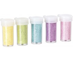 Glitterpurude komplekt, pastelltoonid, 5x4g - Knorr Prandell