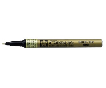 Kalligraafiamarker Sakura Pen-Touch - 1.8, kuldne