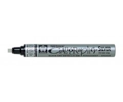 Kalligraafiamarker Sakura Pen-Touch - 5.0, hõbedane