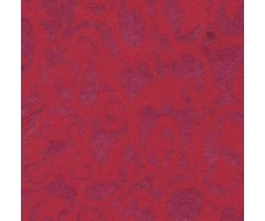 Karp Nepaali paberiga - 14x14x4 cm, punane taimeornament