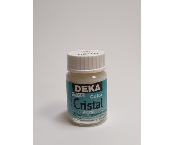 Klaasivärv Cristal (läikiv, läbipaistev), 25 ml - 0 läbipaistev - Deka