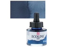 Akvarelltint Talens Ecoline, 30 ml - 533 indigo