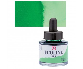 Akvarelltint Talens Ecoline, 30 ml - 600 roheline