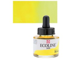 Akvarelltint Talens Ecoline, 30 ml - 205 sidrunkollane