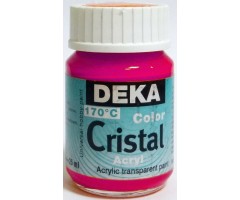 Klaasivärv Cristal (läikiv, läbipaistev), 25 ml - 29 roosa - Deka