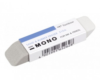 Kustutuskumm Tombow Mono 510A (pliiatsile ja tindile)