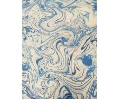 Nepaali paber MARMOR 50x75cm - sinine-valge