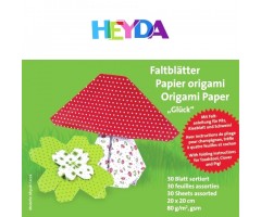 Origami paber Heyda 15x15cm, 30 lehte - õnn