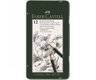 Grafiitpliiatsite komplekt Faber-Castell 9000 Art - 2H-8B