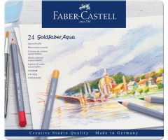 Akvarellpliiatsid Goldfaber Aqua - 24 värvi - Faber Castell