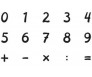 Kummitemplite komplekt Heyda - numbrid